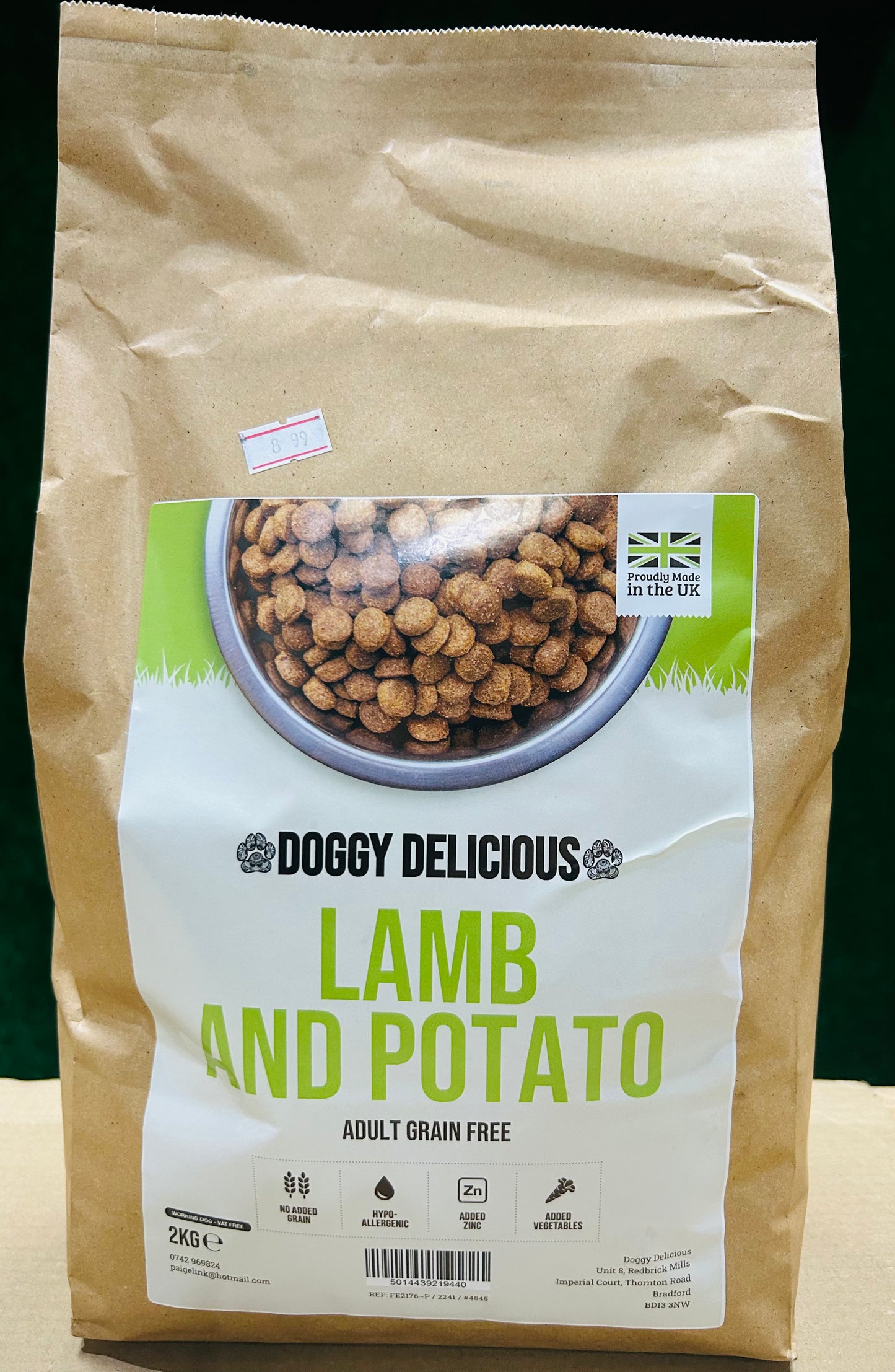 Lamb & Potato - Grain Free 2kg