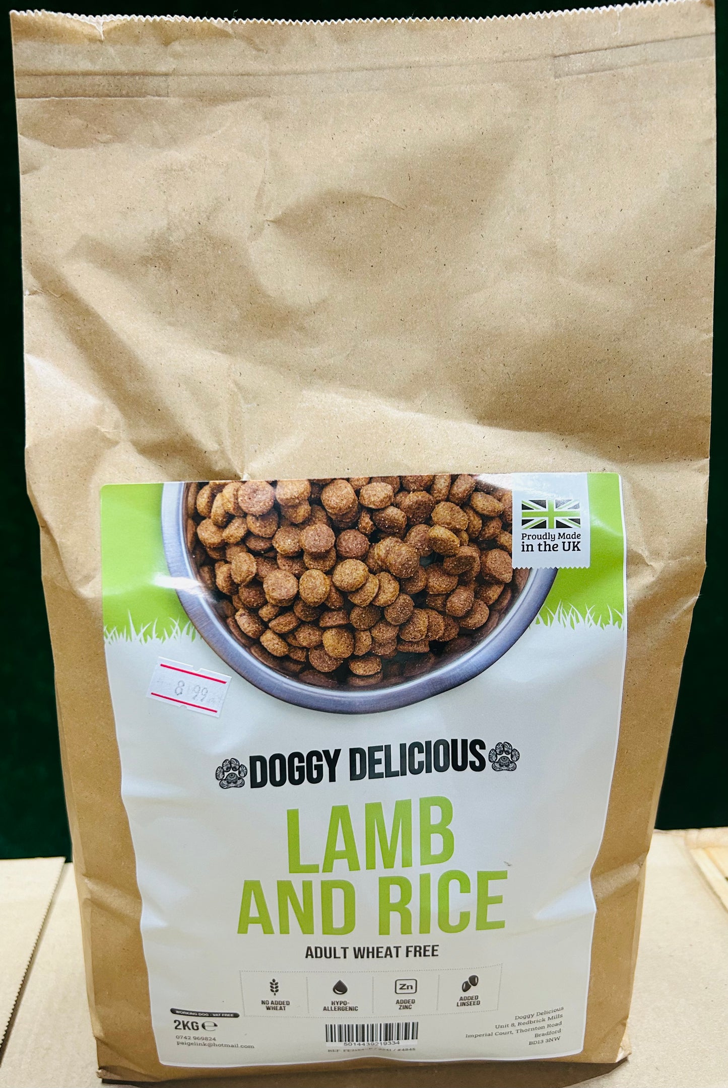 Lamb & Rice - Wheat Free 2kg