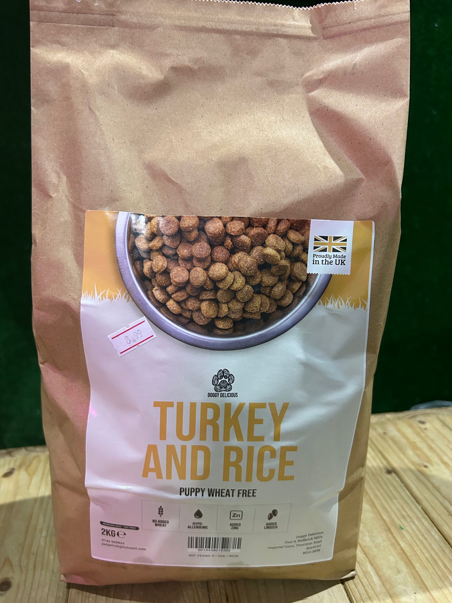 Puppy Turkey & Rice - Wheat Free 2kg