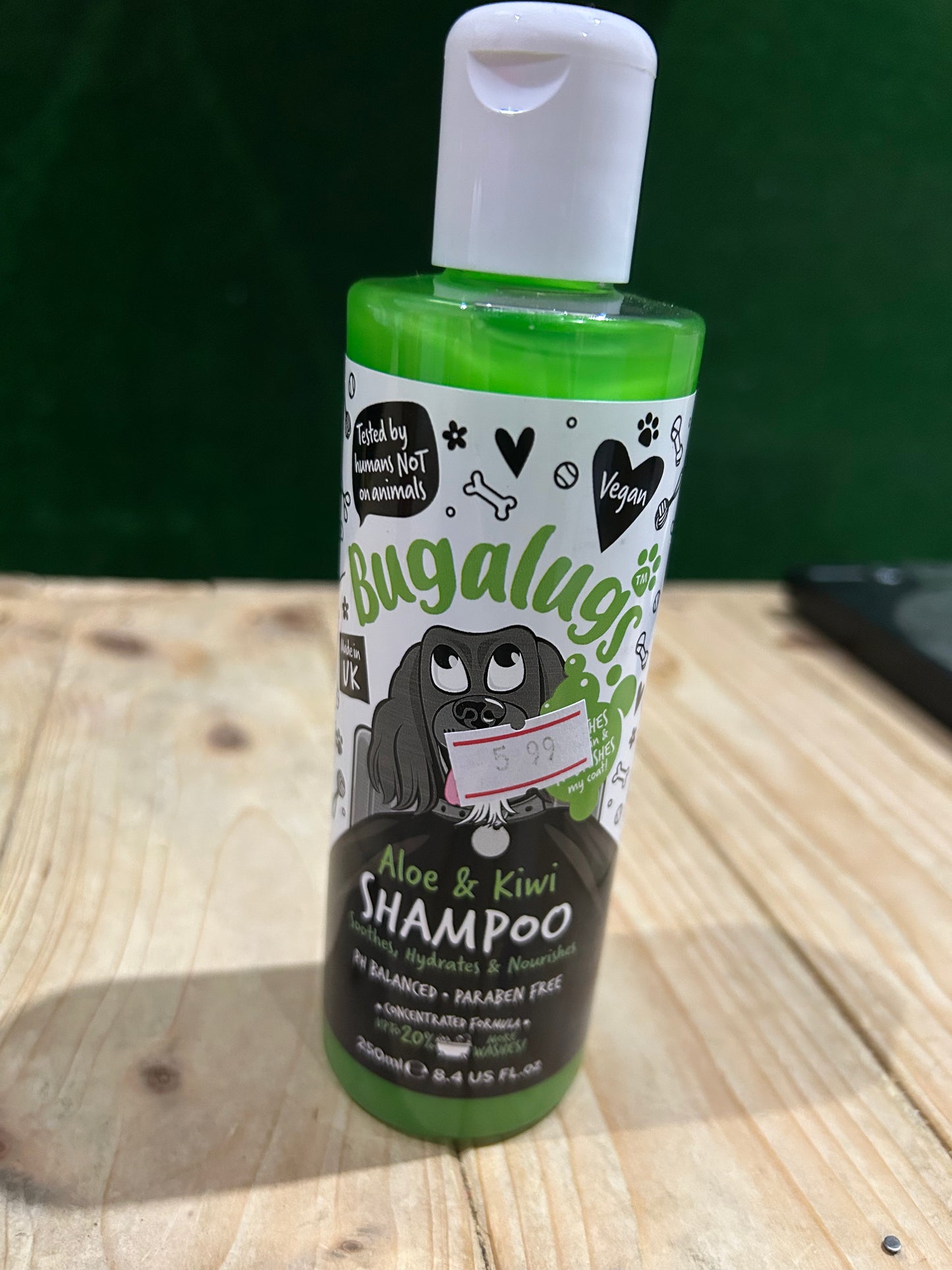Bugalugs Shampoo Aloe & Kiwi 250ml