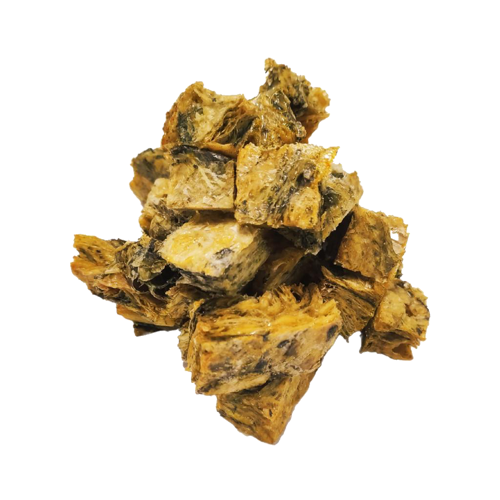 Salmon Skin Cubes - 100g