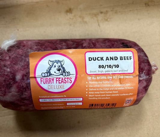 Furry Feasts - Duck & Beef (500g)