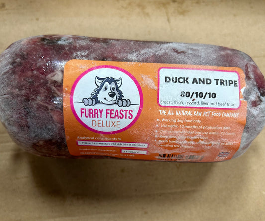 Furry Feasts - Duck & Tripe (500g)